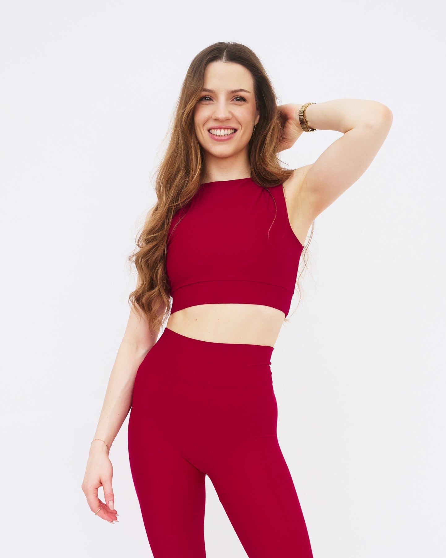 REFORMER TOP - BURGUNDY