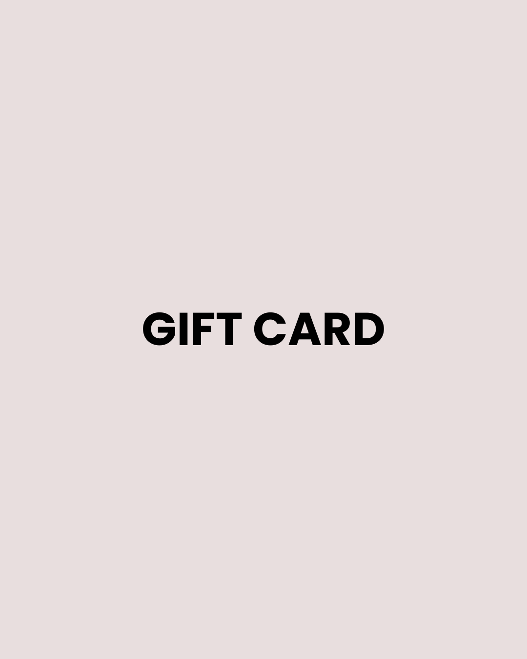 GIFT CARD