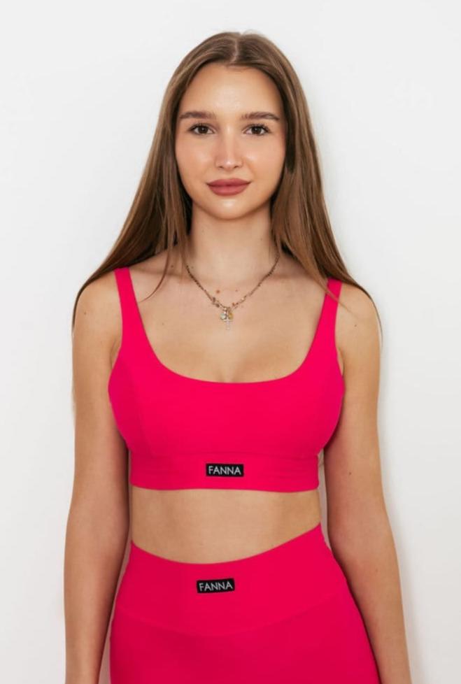 FANNA polewear Activewear HOT PINK / XS TEASER TOP