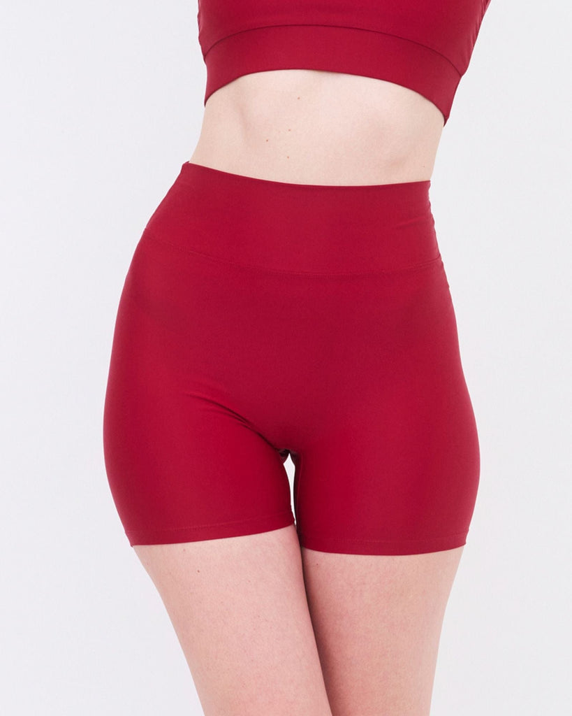FANNA polewear Activewear REFORMER SHORT - BURGUNDY