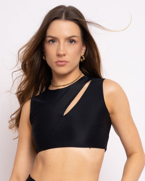 FANNA polewear Activewear XS / BLACK GAMMA TOP