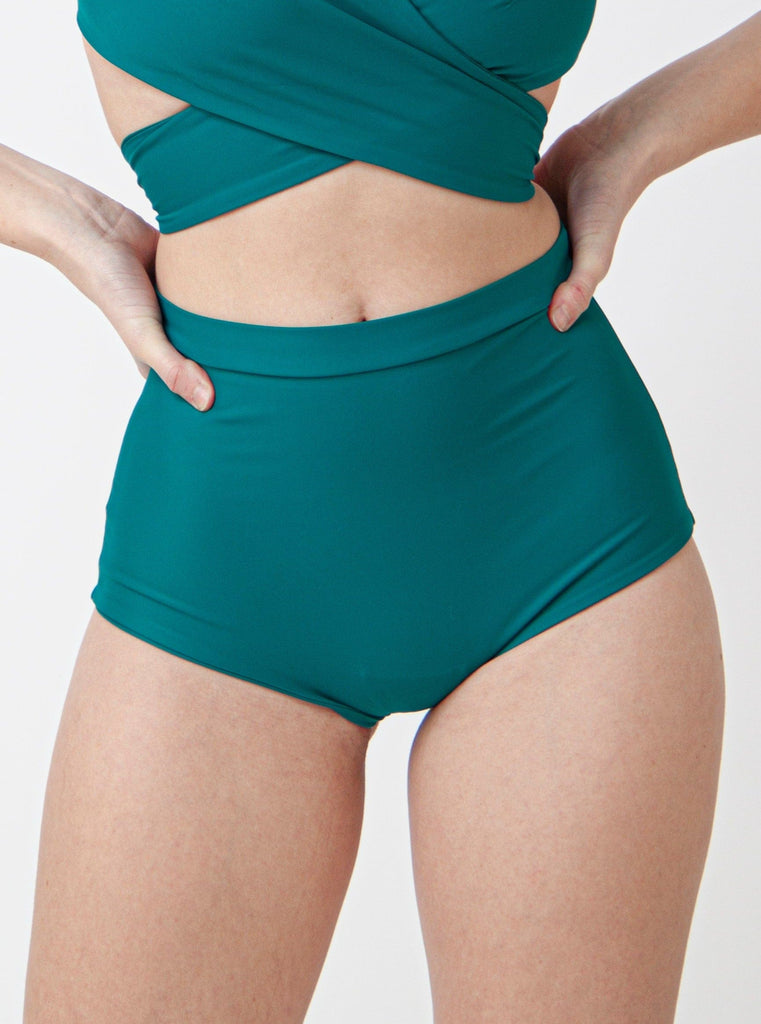 FANNA polewear Swimwear XS / TEAL BASIC SHORTS - LAST CHANCE COLORS