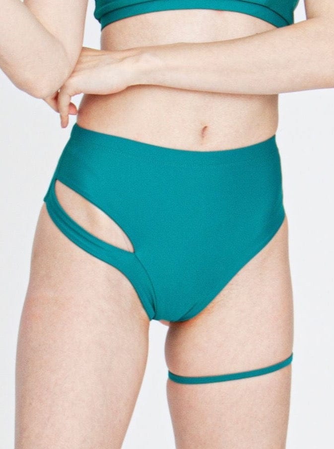 FANNA polewear Swimwear XS / TEAL GAMMA BOTTOM - LAST CHANCE COLORS