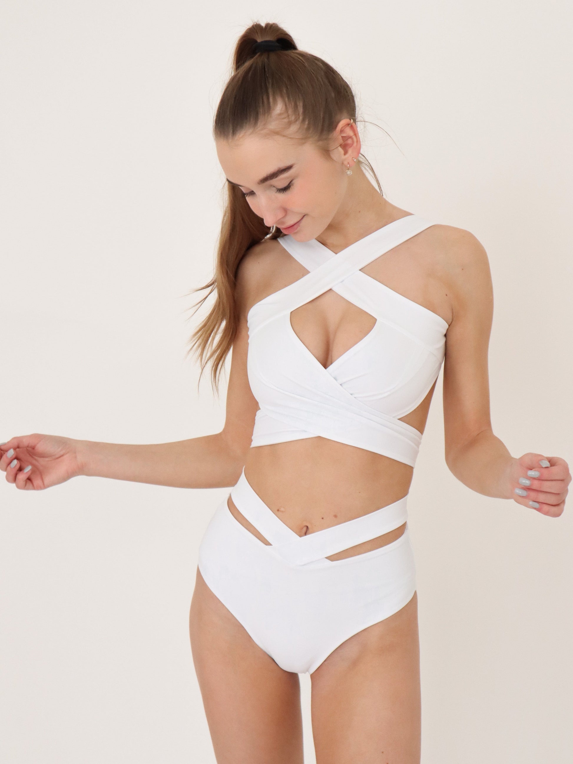 FANNA polewear Swimwear XS / WHITE X BOTTOM