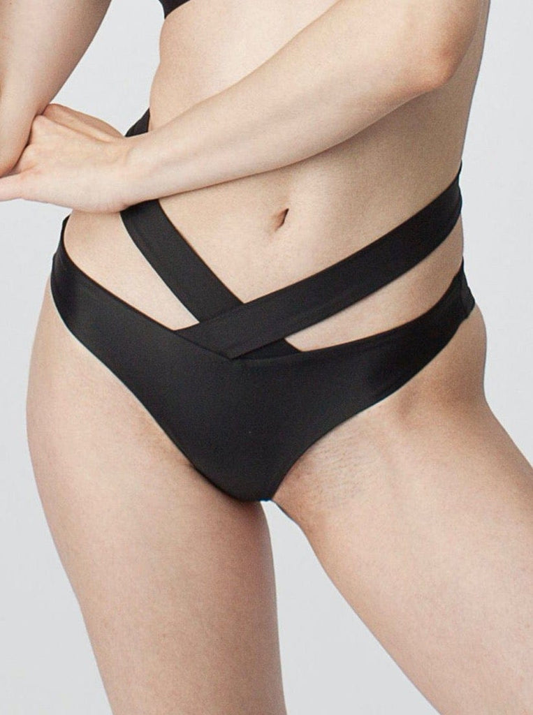 FANNA polewear Swimwear XS / BLACK WARM PANTY