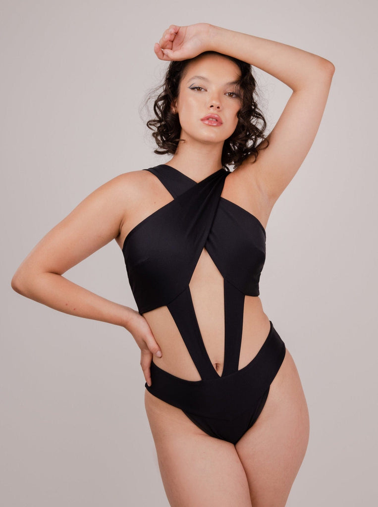 FANNA polewear Swimwear XS / BLACK ROCK BODYSUIT