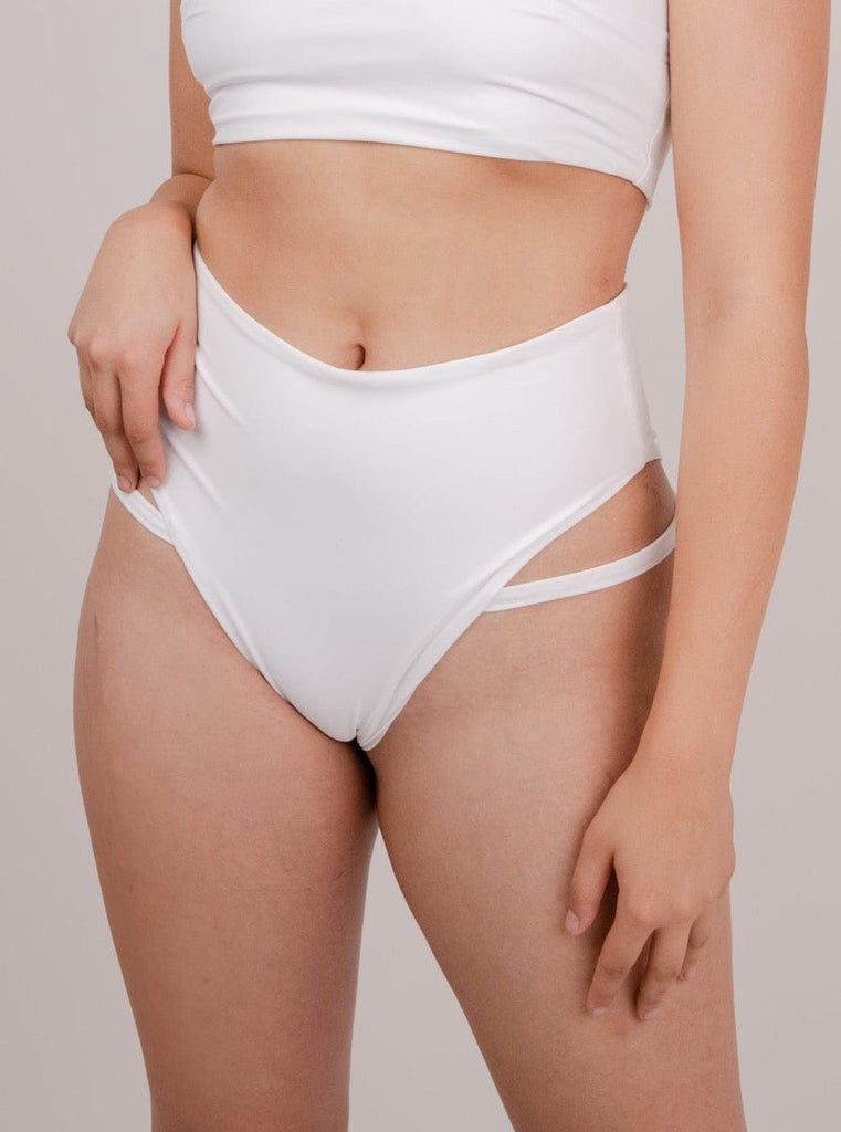 FANNA polewear Swimwear XS / WHITE FLOW BOTTOM